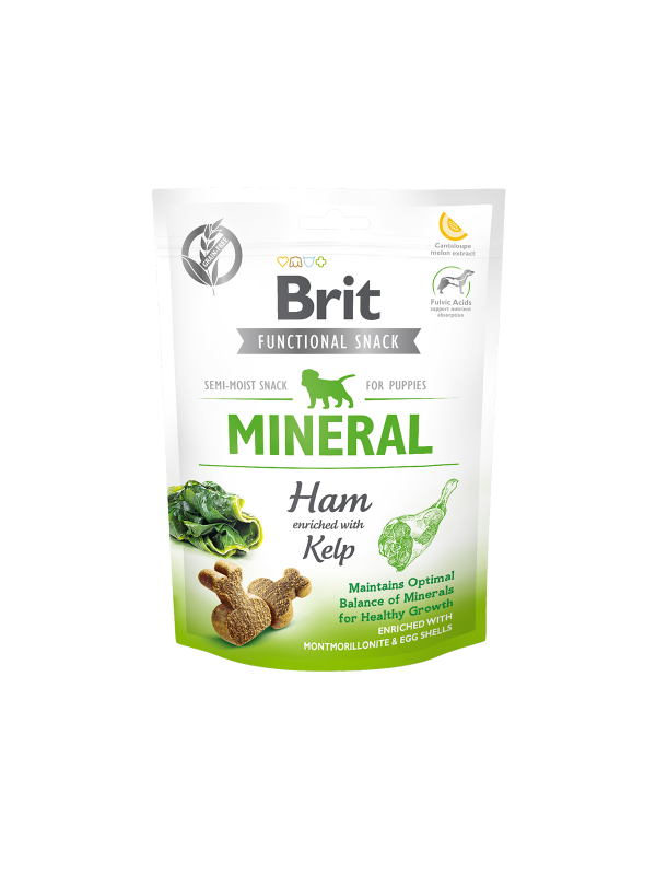 Brit Care Dog Functional Snack Mineral Ham for Puppies